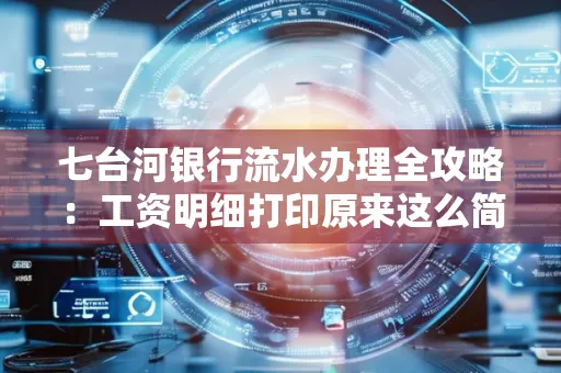 七台河银行流水办理全攻略:工资明细打印原来这么简单